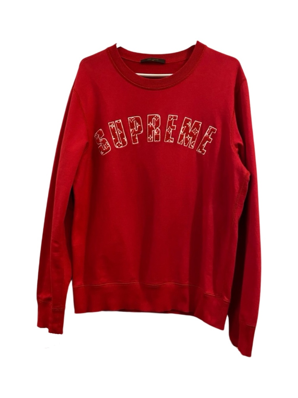LOUIS VUITTON X SUPREME LOGO SWEATSHIRT